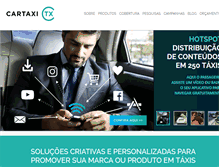 Tablet Screenshot of cartaxi.com.br